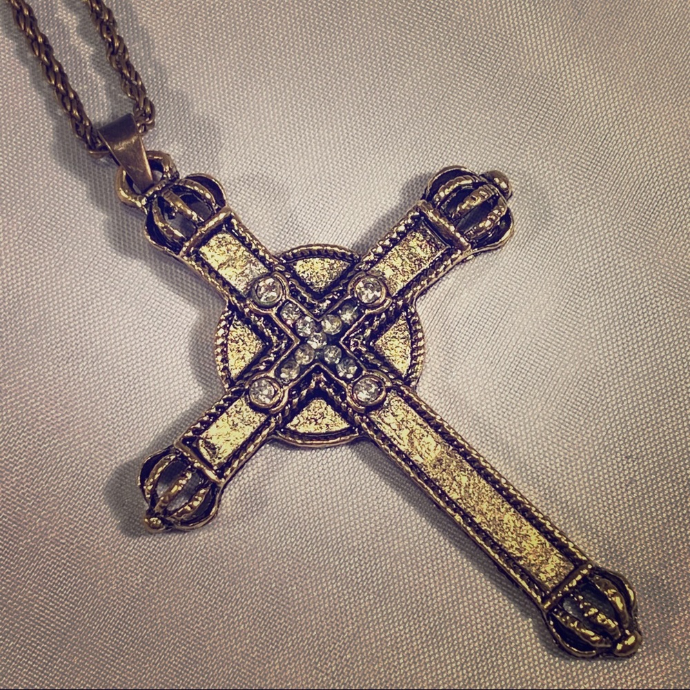 Aged looking cross